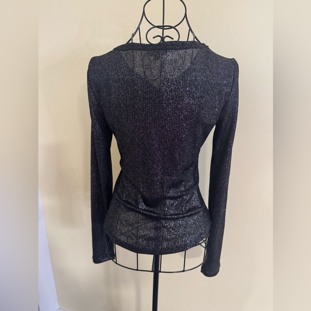 Pilcro by Anthropologie Andie Ribbed Spotlight Henley Size XS - Picture 7 of 9
